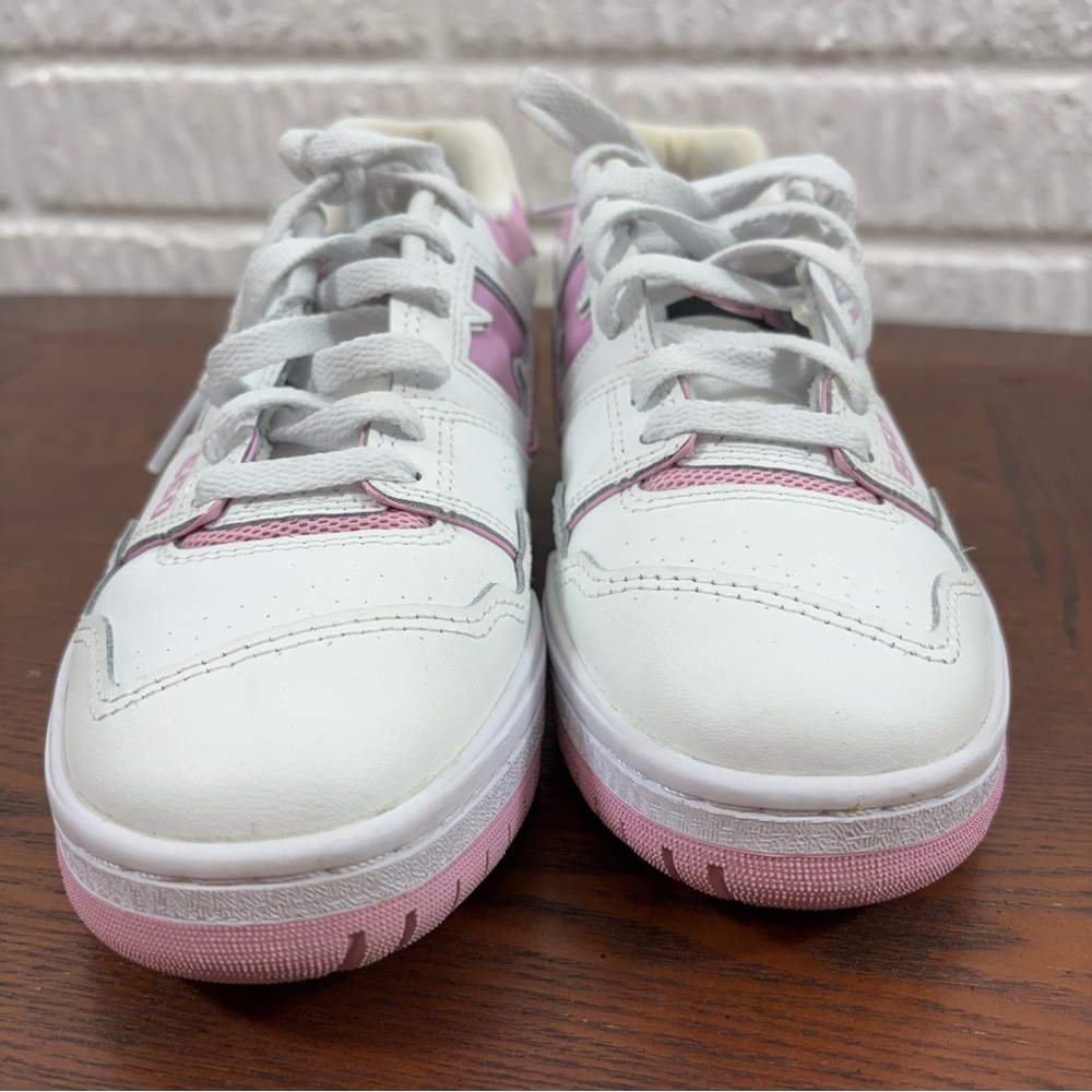 New Balance 550 Bubblegum Pink and White 6 - Picture 5 of 9
